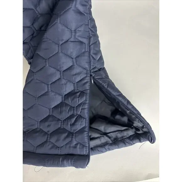 Mifland Quilted Pants - Navy Blue, Size 2XL